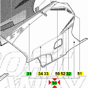 Seitenverkleidung Links
